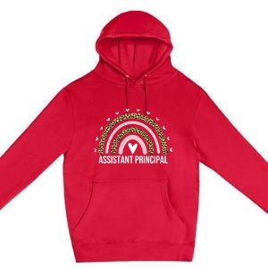 Assistant Principal Leopard Assistant Principals Gift Premium Pullover Hoodie