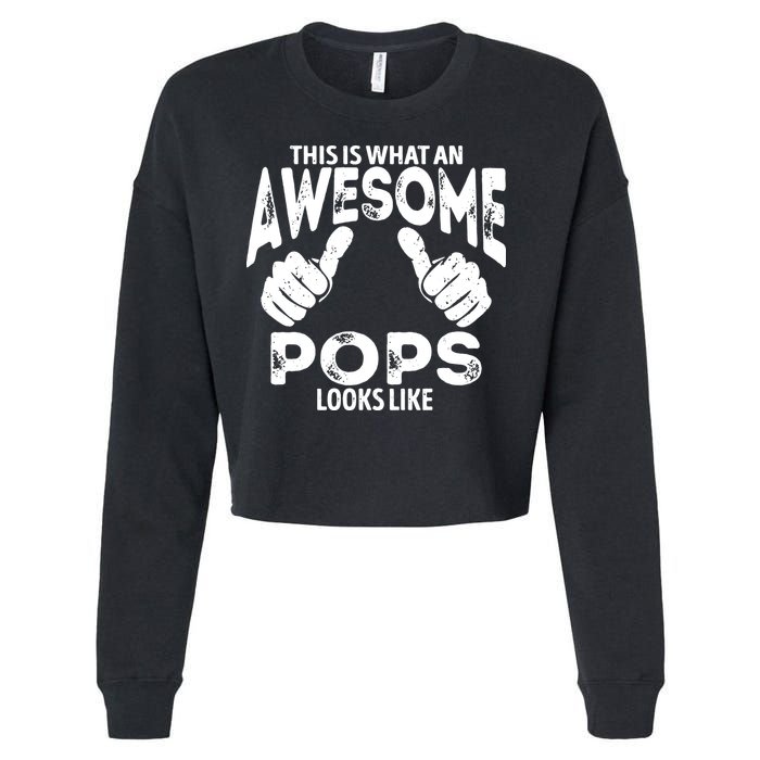 Awesome Pops Looks Like Cropped Pullover Crew