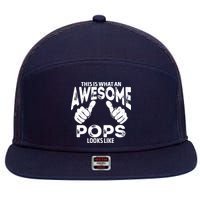 Awesome Pops Looks Like 7 Panel Mesh Trucker Snapback Hat