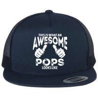 Awesome Pops Looks Like Flat Bill Trucker Hat