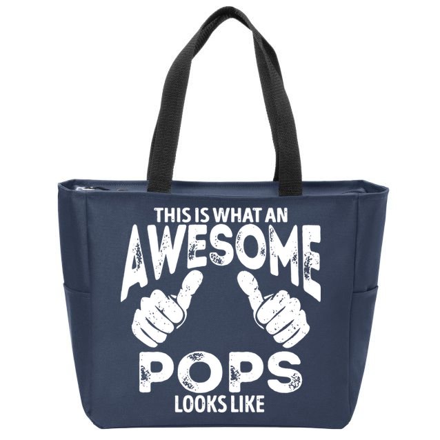 Awesome Pops Looks Like Zip Tote Bag