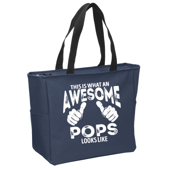 Awesome Pops Looks Like Zip Tote Bag