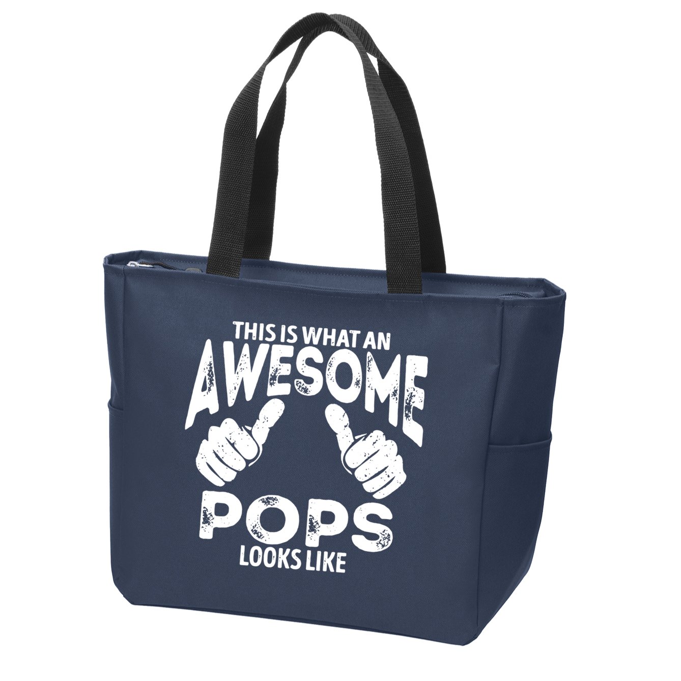 Awesome Pops Looks Like Zip Tote Bag