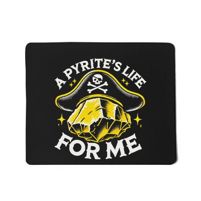 A Pyrites Life For Me Unique Pyrite Geology Mousepad