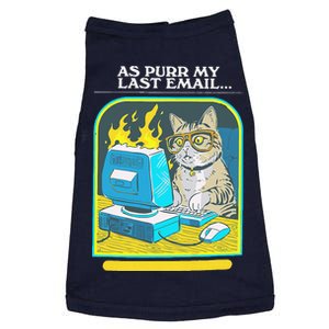 As Purr My Last Email Passive Aggressive Adventures Funny Doggie Tank