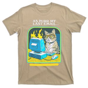 As Purr My Last Email Passive Aggressive Adventures Funny T-Shirt