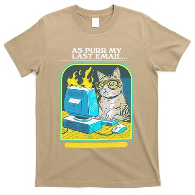 As Purr My Last Email Passive Aggressive Adventures Funny T-Shirt