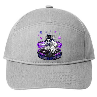 Astronaut Psychedelic Music Dj Psytrance Techno Edm Festival 7-Panel Snapback Hat