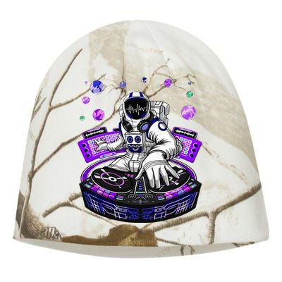 Astronaut Psychedelic Music Dj Psytrance Techno Edm Festival Kati - Camo Knit Beanie