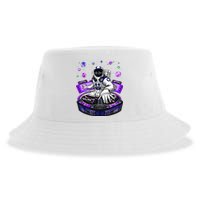 Astronaut Psychedelic Music Dj Psytrance Techno Edm Festival Sustainable Bucket Hat