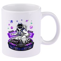 Astronaut Psychedelic Music Dj Psytrance Techno Edm Festival 11oz C Handle Ceramic Mug