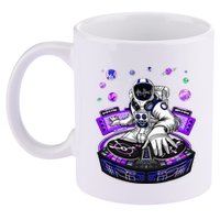 Astronaut Psychedelic Music Dj Psytrance Techno Edm Festival 11oz C Handle Ceramic Mug