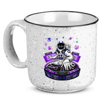 Astronaut Psychedelic Music Dj Psytrance Techno Edm Festival 15oz Campfire Ceramic Mug
