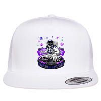 Astronaut Psychedelic Music Dj Psytrance Techno Edm Festival Flat Bill Trucker Hat