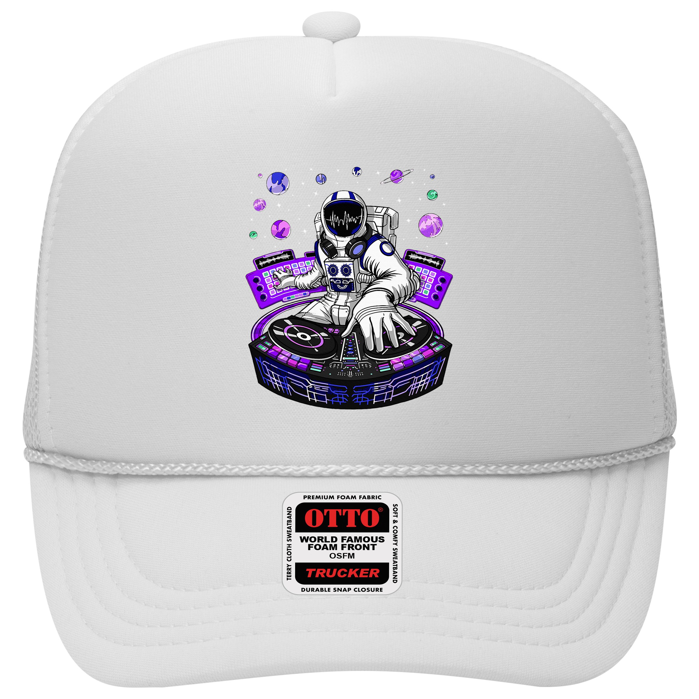 Astronaut Psychedelic Music Dj Psytrance Techno Edm Festival Hat