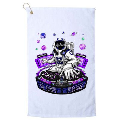 Astronaut Psychedelic Music Dj Psytrance Techno Edm Festival Golf Towel
