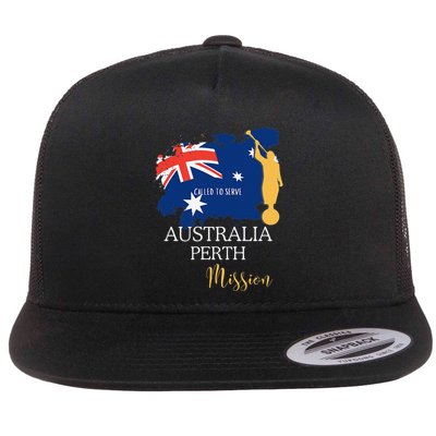 Australia Perth Mormon Lds Mission Missionary Flat Bill Trucker Hat