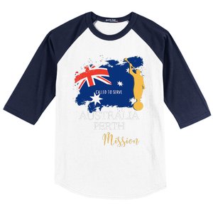 Australia Perth Mormon Lds Mission Missionary Baseball Sleeve Shirt