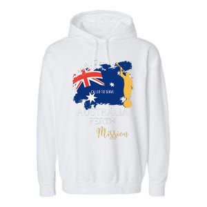 Australia Perth Mormon Lds Mission Missionary Garment-Dyed Fleece Hoodie