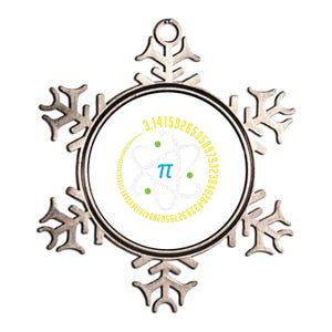 Atom Pi Math Science Stem Gift 3 14 Pi Day Funny Gift Metallic Star Ornament