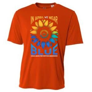 Abuse Prevention Month Awareness Wear The Blue April Gift Cooling Performance Crew T-Shirt