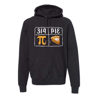 Atom Pi Math Science STEM Gift 3.14 Pi Day Premium Hoodie