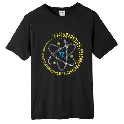 Atom Pi Math Science Stem Gift 3 14 Pi Day Meaningful Gift Tall Fusion ChromaSoft Performance T-Shirt