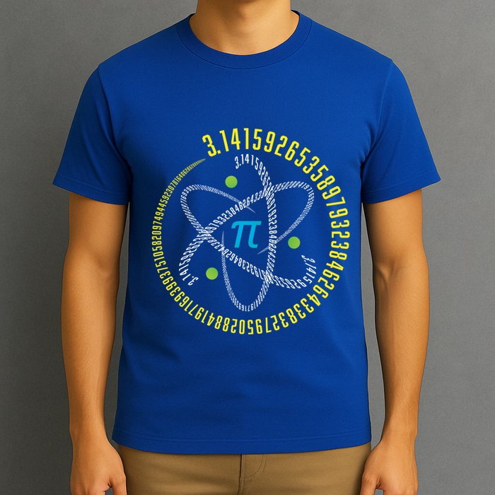Atom Pi Math Science Stem Gift 3 14 Pi Day Meaningful Gift T-Shirt