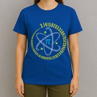 Atom Pi Math Science Stem Gift 3 14 Pi Day Meaningful Gift T-Shirt