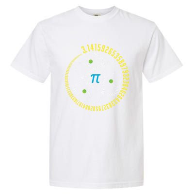 Atom Pi Math Science Stem Gift 3 14 Pi Day Meaningful Gift Garment-Dyed Heavyweight T-Shirt