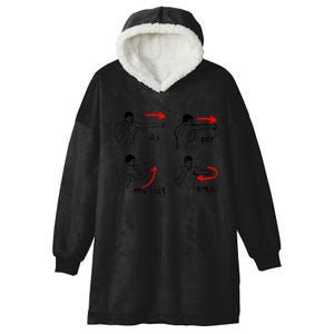 As Per My Last Email -Funny Saying Sarcastic Work Job Office Hooded Wearable Blanket