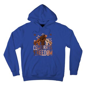 African Pride Melanin Celebrate Black Freedom Day Juneteenth Funny Gift Hoodie