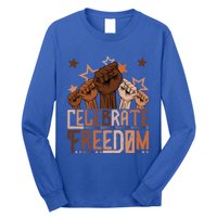 African Pride Melanin Celebrate Black Freedom Day Juneteenth Funny Gift Long Sleeve Shirt