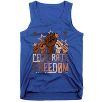 African Pride Melanin Celebrate Black Freedom Day Juneteenth Funny Gift Tank Top