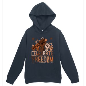 African Pride Melanin Celebrate Black Freedom Day Juneteenth Funny Gift Urban Pullover Hoodie