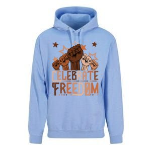 African Pride Melanin Celebrate Black Freedom Day Juneteenth Funny Gift Unisex Surf Hoodie