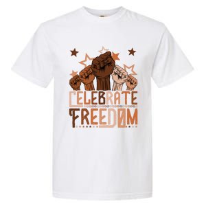 African Pride Melanin Celebrate Black Freedom Day Juneteenth Funny Gift Garment-Dyed Heavyweight T-Shirt