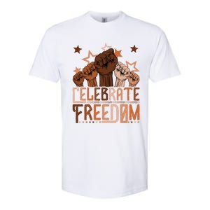 African Pride Melanin Celebrate Black Freedom Day Juneteenth Funny Gift Softstyle CVC T-Shirt