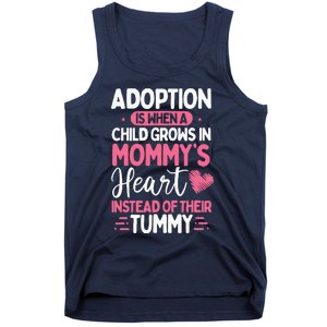 Adopting Parents Mothers Day Mom Foster Mom Adoption Tank Top