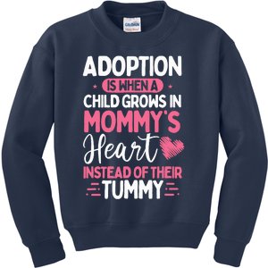 Adopting Parents Mothers Day Mom Foster Mom Adoption Kids Sweatshirt