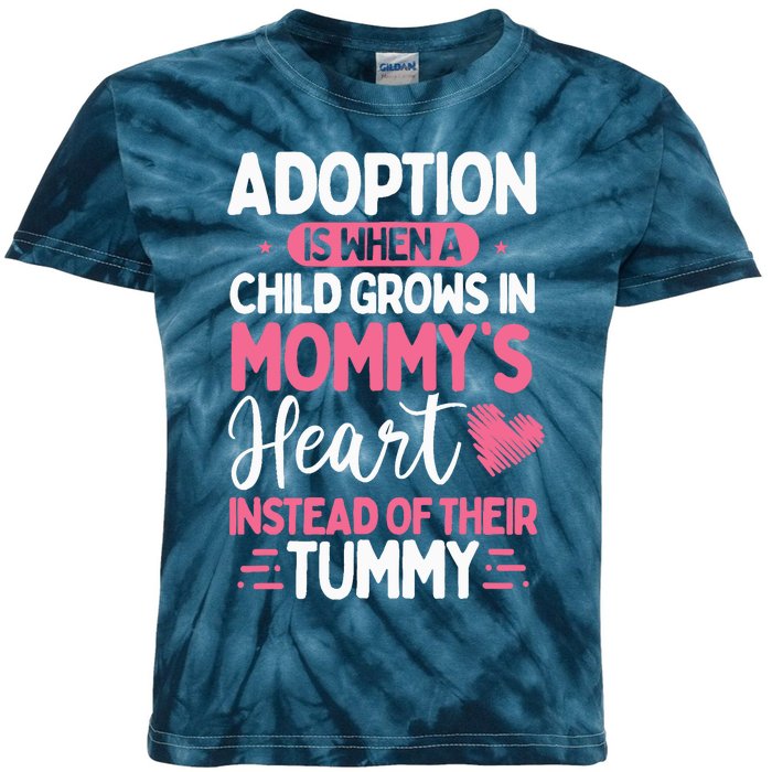 Adopting Parents Mothers Day Mom Foster Mom Adoption Kids Tie-Dye T-Shirt