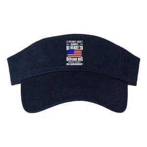 A Patriot Must Always Be Ready To Defend His County Against His Government Valucap Bio-Washed Visor