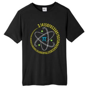 Atom Pi Math Science Stem Gift 3 14 Pi Day Gift Tall Fusion ChromaSoft Performance T-Shirt