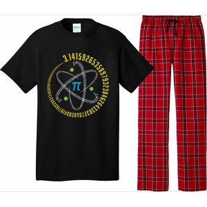 Atom Pi Math Science Stem Gift 3 14 Pi Day Gift Pajama Set