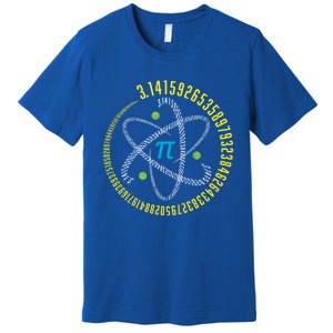 Atom Pi Math Science Stem Gift 3 14 Pi Day Gift Premium T-Shirt