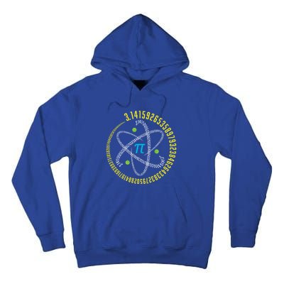 Atom Pi Math Science Stem Gift 3 14 Pi Day Gift Tall Hoodie