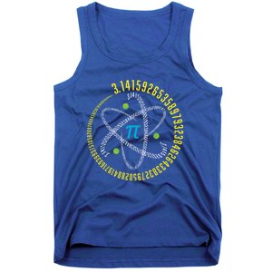 Atom Pi Math Science Stem Gift 3 14 Pi Day Gift Tank Top