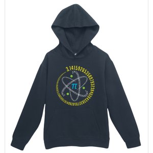 Atom Pi Math Science Stem Gift 3 14 Pi Day Gift Urban Pullover Hoodie