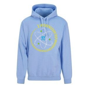 Atom Pi Math Science Stem Gift 3 14 Pi Day Gift Unisex Surf Hoodie