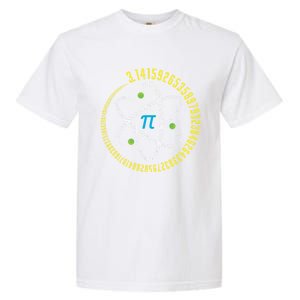 Atom Pi Math Science Stem Gift 3 14 Pi Day Gift Garment-Dyed Heavyweight T-Shirt